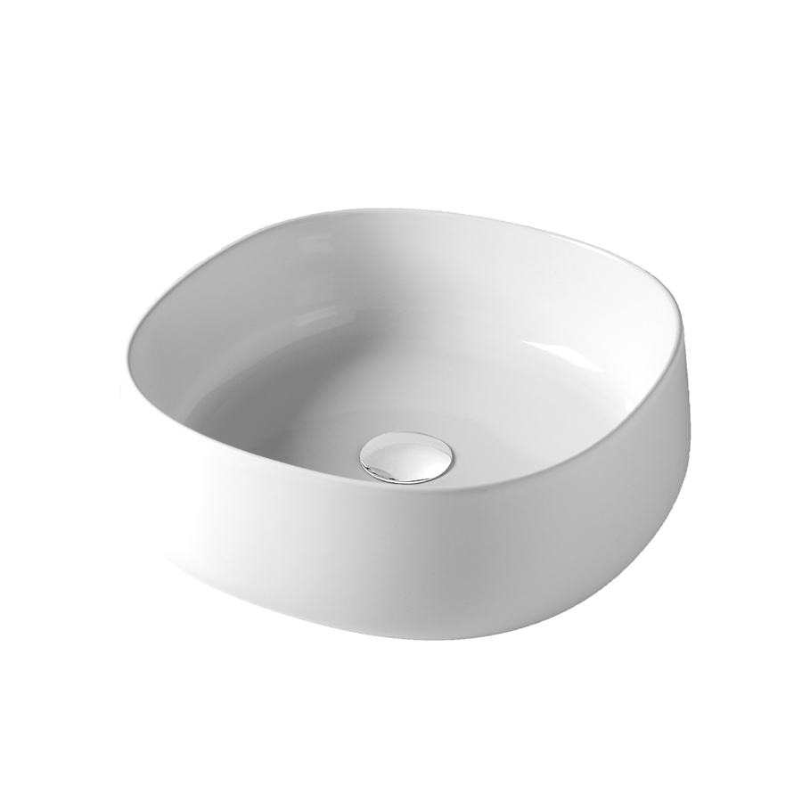 PAD4B42001 Раковина накладная Olympia Paddle 45x45x15см (цвет - белый глянцевый)