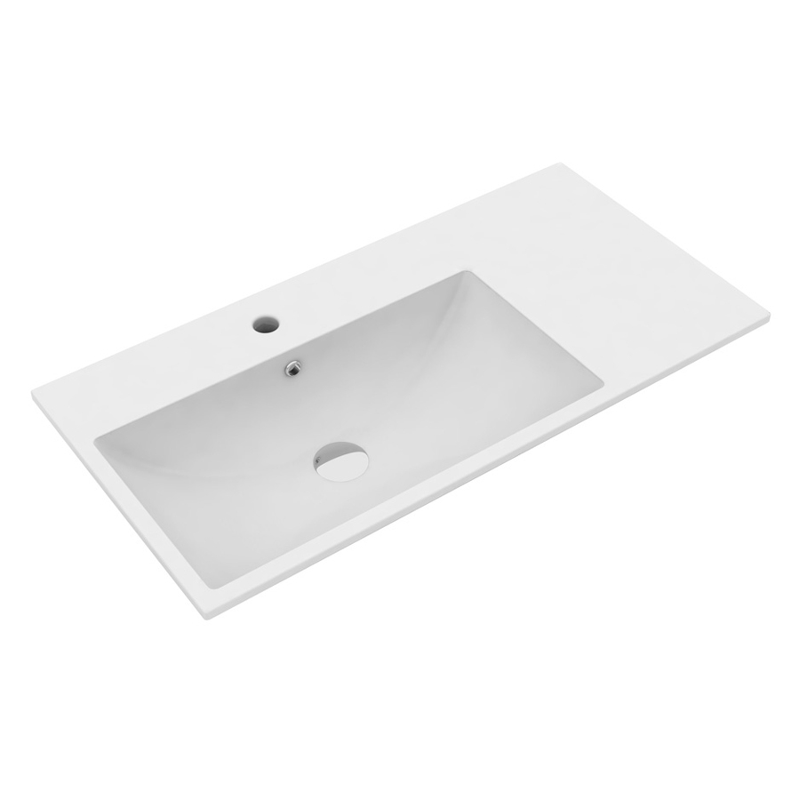 TUE4875101 Раковина Olympia Tutto Evo 75x45 см, с 1 отв. подвесная/встраиваемая (цвет - белый глянцевый)