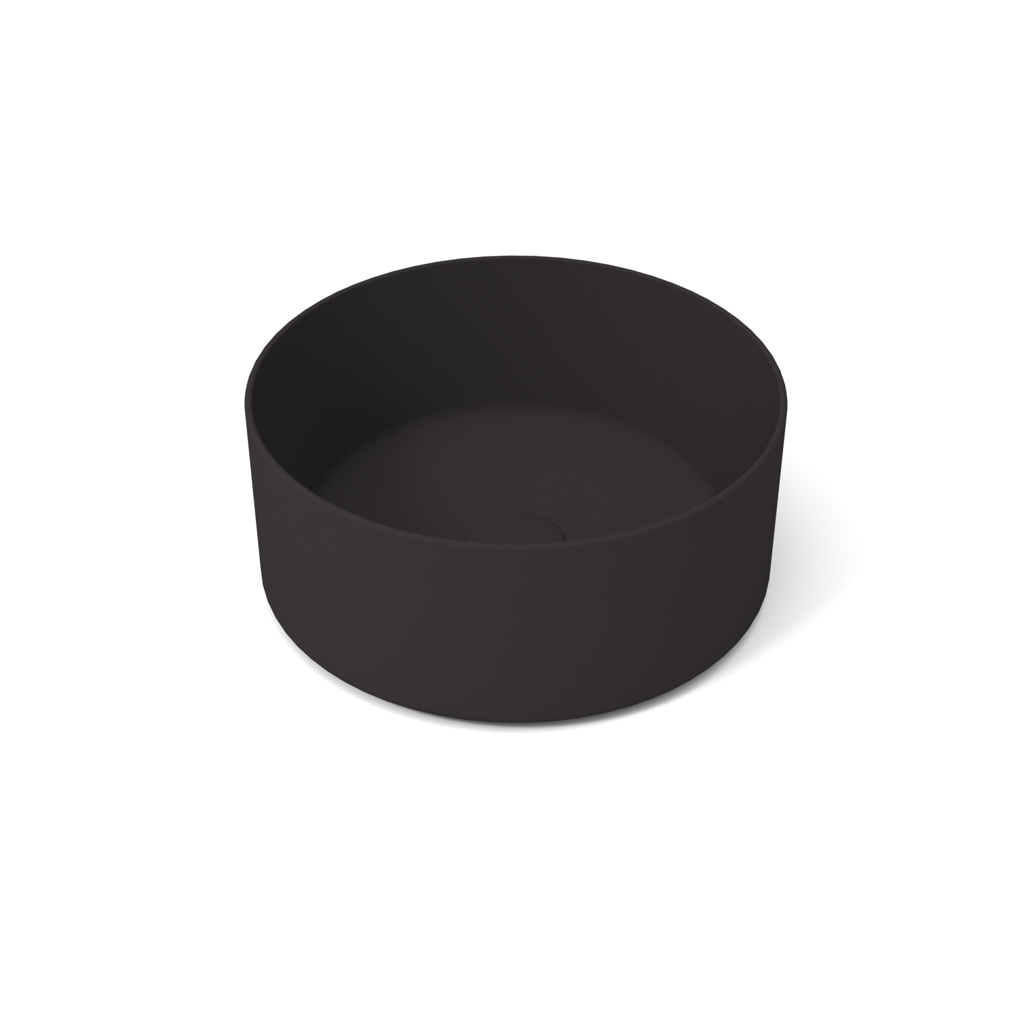 OPE42TO40023 Раковина накладная Olympia Open, 40х40х17 см (цвет - черный матовый)