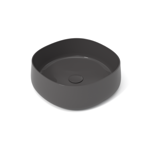 PAD4B42006 Раковина накладная Olympia Paddle 45x45x15см (цвет - серый глянцевый)#
