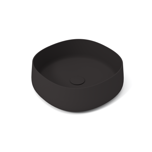 PAD4B42023 Раковина накладная Olympia Paddle 45x45x15см (цвет - черный матовый)#