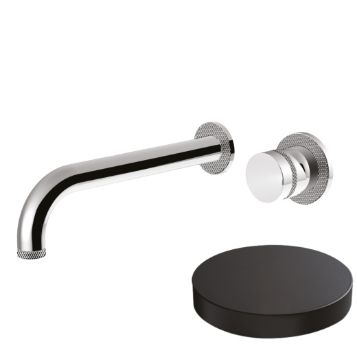 MR0025DLNO Смеситель встраиваемый для раковины Giulini  My Ring Deluxe, без донного клапана (цвет - черный матовый)