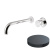 MR0025GF Смеситель встраиваемый для раковины Giulini  My Ring, без донного клапана (цвет - графит)