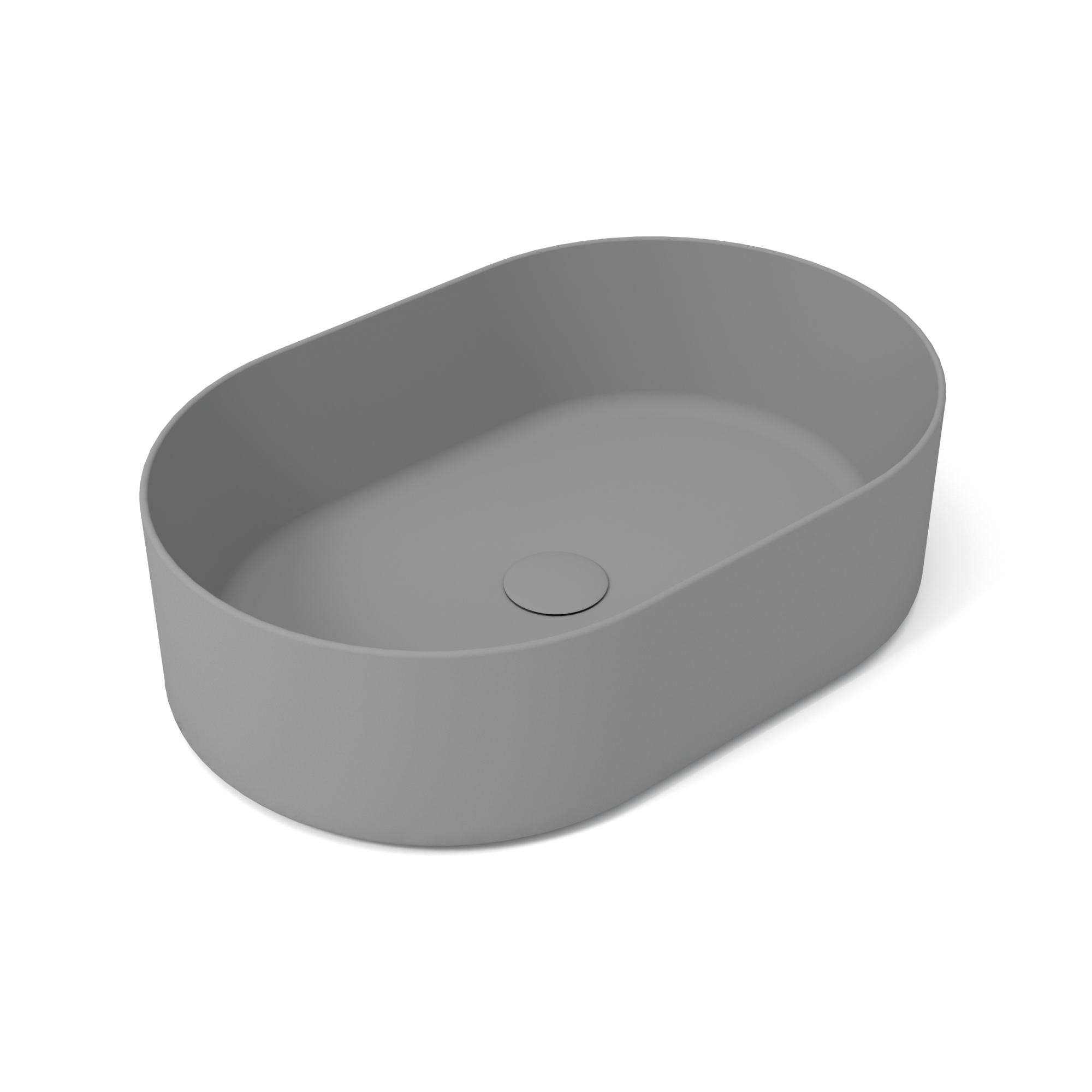 OPE42OV60003 Раковина накладная Olympia Open 60x40x17 cm (цвет - серый матовый)